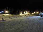 Domaine skiable pour la pratique du ski nocturne Sun Peaks Village Platter