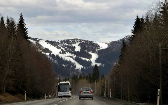 Åre: Accès aux domaines skiables et parkings – Accès, parking Åre