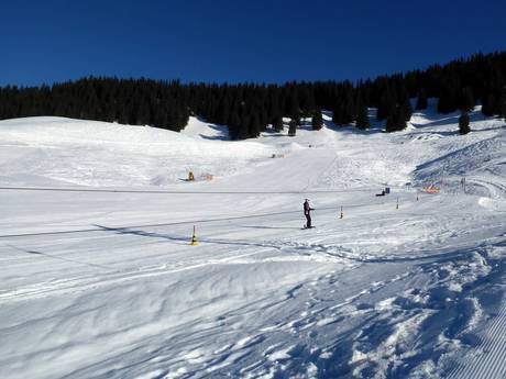 Domaines skiables pour les débutants dans les Hörnerdörfer – Débutants Grasgehren – Bolgengrat