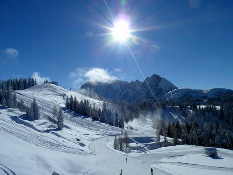 Massif du Dachstein: Taille des domaines skiables – Taille Dachstein West – Gosau/Russbach/Annaberg