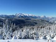 Vue sur le massif de Tennen depuis la région de ski de Dachstein West