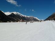 Village de Vals sur le domaine skiable