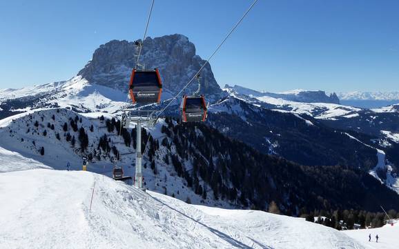 Le plus grand domaine skiable dans le Tyrol du Sud – domaine skiable Val Gardena (Gröden)