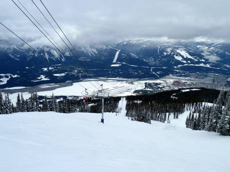 Columbia-Shuswap: Taille des domaines skiables – Taille Revelstoke Mountain Resort
