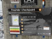 Freeride-Checkpoint près de l'Alpentower