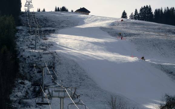 La plus haute gare aval aux Portes du Soleil – domaine skiable Crêt-Béni/La Combe – La Chapelle d'Abondance