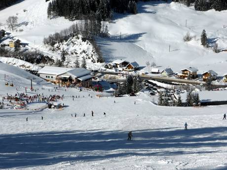 Salzkammergut: Accès aux domaines skiables et parkings – Accès, parking Dachstein West – Gosau/Russbach/Annaberg