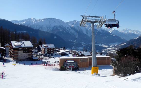 Vallée de Conches: offres d'hébergement sur les domaines skiables – Offre d’hébergement Bellwald