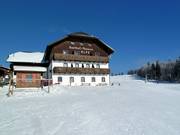 Gasthof-Pension Alpe à proximité directe des pistes au Junior Ski Zirkus