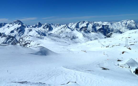 Le plus grand dénivelé dans les Alpes du Sud françaises – domaine skiable Les 2 Alpes