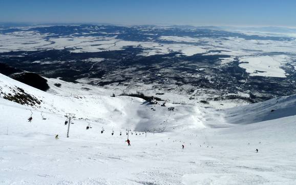 Le plus haut domaine skiable en Slovaquie – domaine skiable Tatranská Lomnica