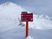 Signalisation des pistes à Zermatt