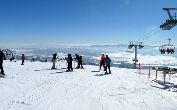 La plus haute gare aval en Slovaquie – domaine skiable Štrbské Pleso