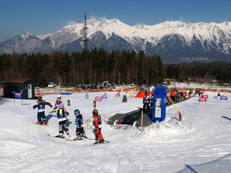Stations de ski familiales Unterinntal (basse vallée de l'Inn) – Familles et enfants Patscherkofel – Innsbruck-Igls