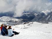 Vue sur la station Le Corbier
