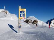 Départ de la piste Lattenabfahrt