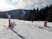 L'une des pistes à vagues du domaine skiable Hochficht