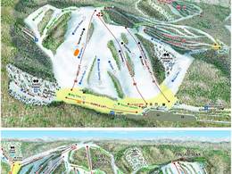Plan des pistes Nub's Nob Ski Area