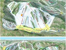 Plan des pistes Nub's Nob Ski Area