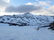 Vue depuis le terminal Blue Cow vers le Mt. Blue Cow