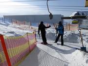 Au téléski, l’arceau est tendu