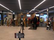 Zone de caisse soignée au téléphérique Zugspitze