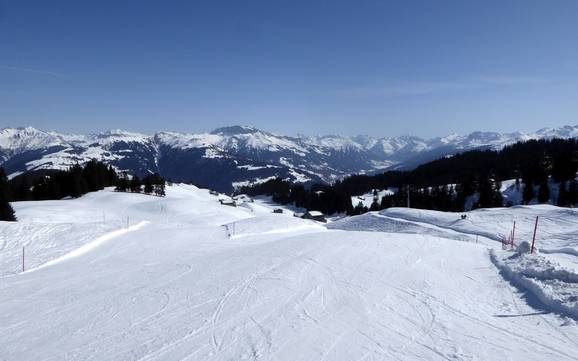 Skier dans le Prättigau