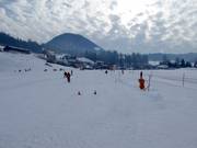 Piste d'entraînement au téléski à corde