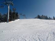 Piste damée sur la Buchensteinwand