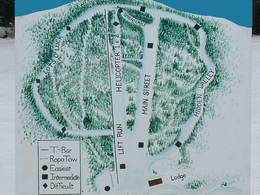 Plan des pistes Cottonwood Butte