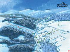 Plan des pistes Zdobnice
