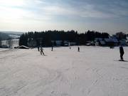 La piste est parfaitement adaptée aux débutants.