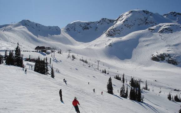 La plus haute gare aval dans le district régional de Squamish-Lillooet – domaine skiable Whistler Blackcomb