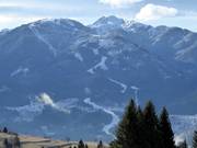 Vue sur le domaine skiable Alpe Cermis