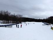 Pente d'entraînement avec tapis roulants dans la Woodward Progression Zone