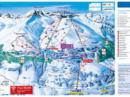 Plan des pistes Elm im Sernftal