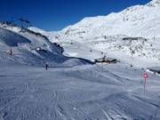 Vue sur le domaine skiable Silvapark Galtür
