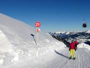 Signalisation claire des pistes