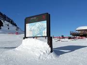 Plan des pistes à Méribel
