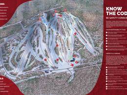 Plan des pistes Big Powderhorn Mountain