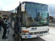 Skibus du village de Matrei à la télécabine