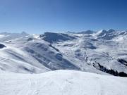 Vue depuis le Stein vers le Piz Sezner