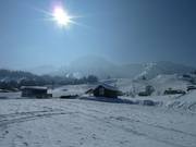 Le domaine skiable est facile à parcourir, mais offre tous les niveaux de difficulté.