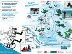 Plan des pistes Weißach/Hochkogel (Abschlepper Rosenegg)