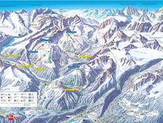 Plan des pistes La Lorette – Bourg-Saint-Pierre