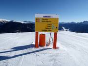 Signalisation sur les pistes
