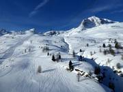 Des pentes de poudreuse infinies sur la Diavolezza