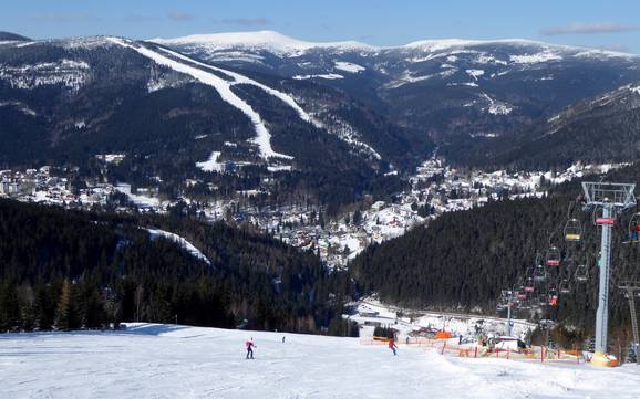 Sudètes: offres d'hébergement sur les domaines skiables – Offre d’hébergement Špindlerův Mlýn