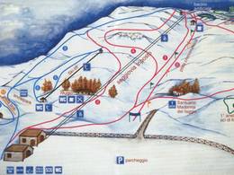 Plan des pistes Eremo di Monte Carpegna