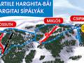 Plan des pistes Harghita Băi